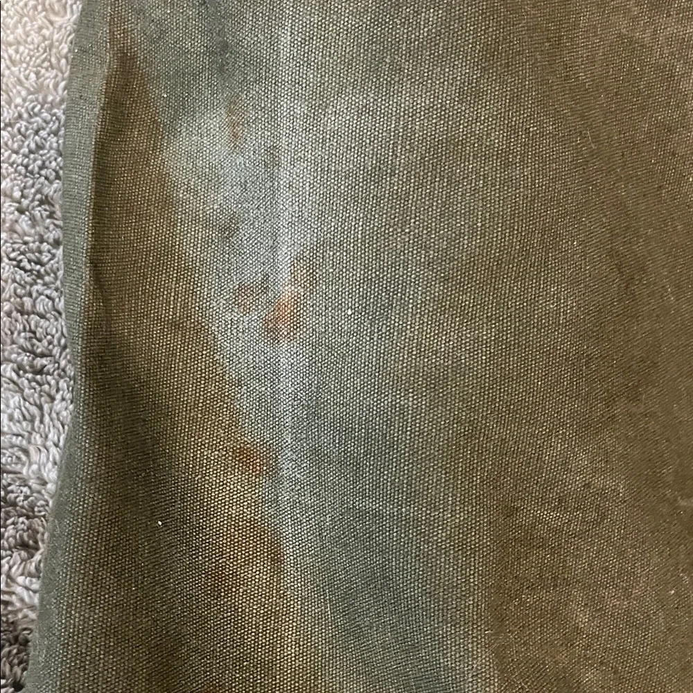 Vintage Military Olive Drab Canvas Bag